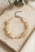 Citrine Crystal Chip Bracelet