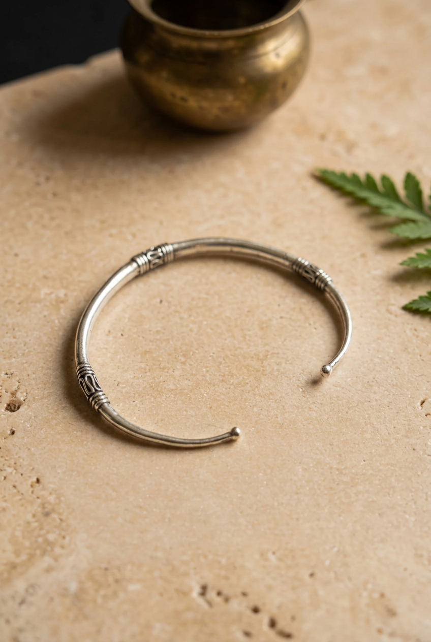 Silver bangle edit 6