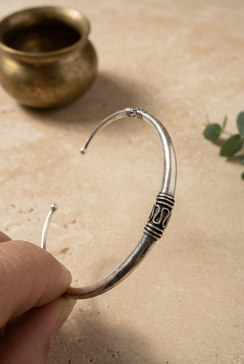 Silver bangle edit 7